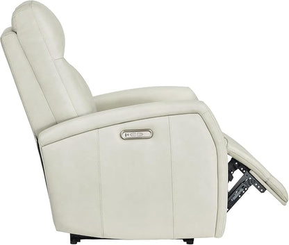 KISLOT Wall Hugger Power Recliner Chair with USB & Type-C Ports Faux Leather Recliner 135° Reclining Small Space Electric Sofa for RV Living Room Bedroom