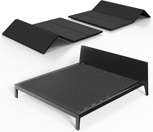 Breathable, Noise Minimizing, Moisture Resistant Bunkieboards,Low Profile Bed Support,Large Double Bed 10mm Bunkie Board, Queen Size 80x60'' ﻿