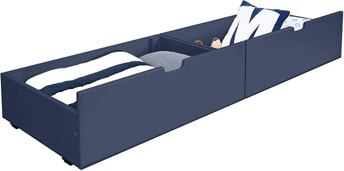 Max & Lily Under Bed Storage Drawers, Blue