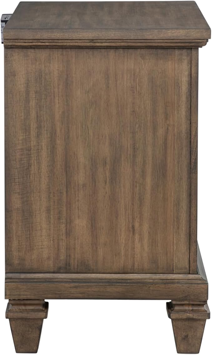 New Classic Furniture Mariana 5-Piece Wood King Bedroom Set, Vintage Mocha