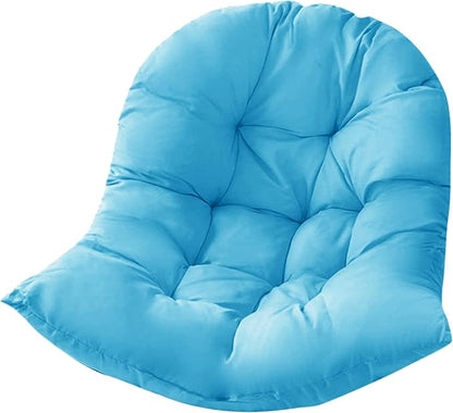 Hammock Swing Egg Chair Cushion Replacement, Hanging Basket Seat Pillow | Thick, 35.4 x 47.2 inches, High Elasticity Cotton, Soft Back Pads, Indoor, Outdoor, Garden, Office, Patio, Porch, Furniture