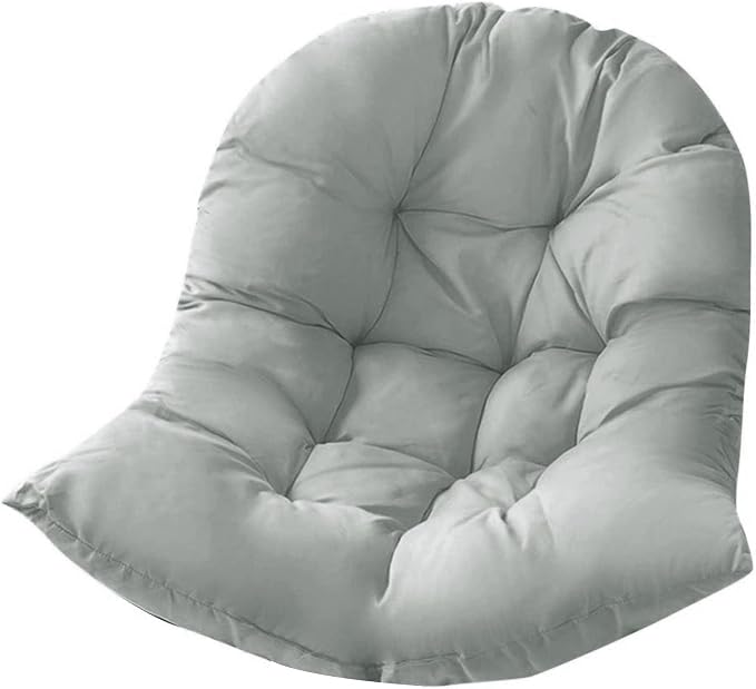 Hammock Swing Egg Chair Cushion Replacement, Hanging Basket Seat Pillow | Thick, 31.5 x 43.3 inches, High Elasticity Cotton, Soft Back Pads, Indoor, Outdoor, Garden, Office, Patio, Porch, Furniture