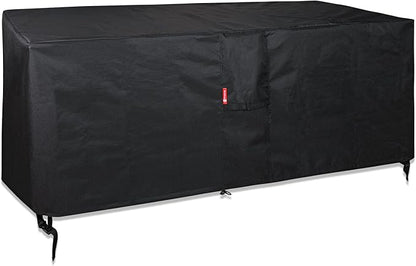 SheeChung Fire Pit Cover Rectangular 42"L x 24"W x 24"H,Waterproof Heavy Duty 600D Outdoor Table Firepit Cover,Gas Fire Pit Table Covers Outside with Buckle,Drawstring and Air Vent,Fading Resistant