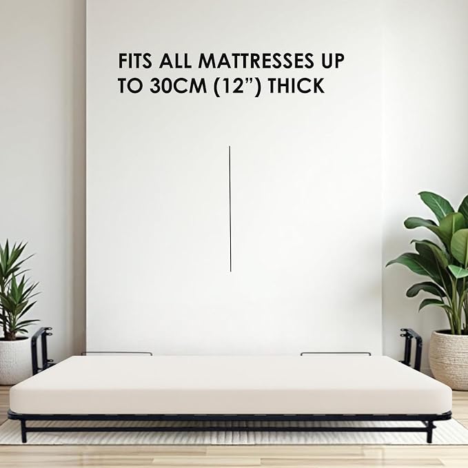 Murphy Bed - Murphy Bed Queen - Folding Bed - Horizontal - 55" x 75" - Classic