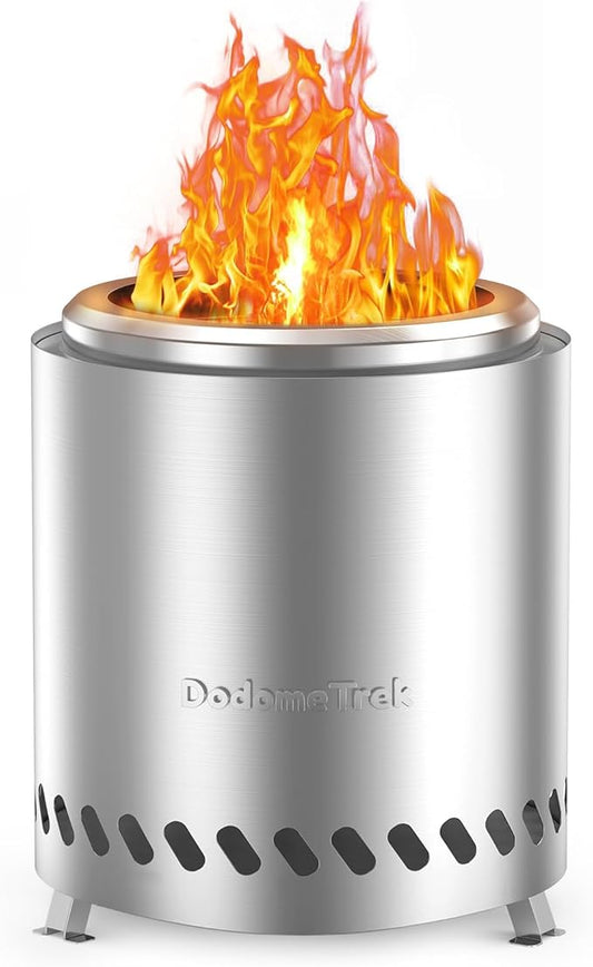Tabel Top Fire Pit Mini, Portable Firepit Outdoor, 5.5 Inch Tabletop Firepit Stainless Steel