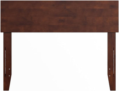 AFI, Orlando Twin Adjustable Modern Solid Wood Panel Headboard, Walnut