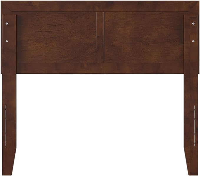 AFI, Sophia Adjustable Modern Twin Wood Headboard, Walnut