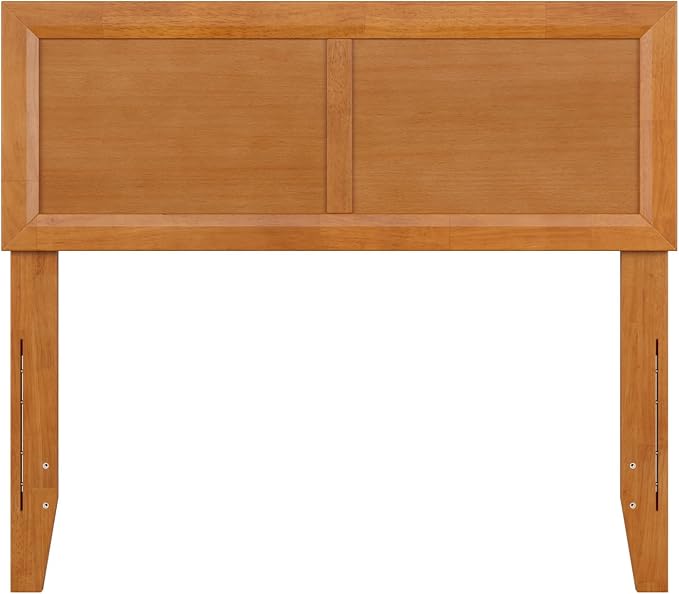 AFI, Sophia Adjustable Modern Twin Wood Headboard, Light Toffee