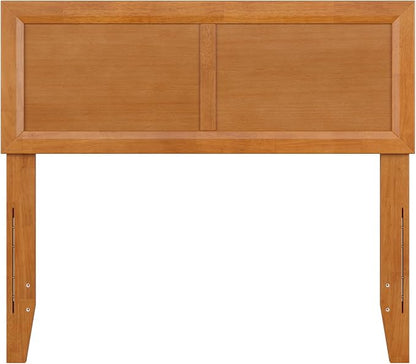 AFI, Sophia Adjustable Modern Twin Wood Headboard, Light Toffee