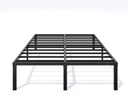 LUMUNANCE Metal Bed Frame Full Size - 16 Inch Heavy-Duty Full Platform Bed Frame No Box Spring Needed, Easy Assembly, Noise-Free, Sturdy Mattress Foundation, Underbed Storage Space