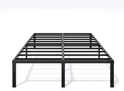 LUMUNANCE Metal Bed Frame Queen Size - 16 Inch Heavy-Duty Queen Platform Bed Frame No Box Spring Needed, Easy Assembly, Noise-Free, Sturdy Mattress Foundation, Underbed Storage Space