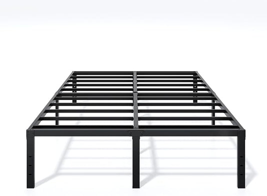 LUMUNANCE Metal Bed Frame Queen Size - 16 Inch Heavy-Duty Queen Platform Bed Frame No Box Spring Needed, Easy Assembly, Noise-Free, Sturdy Mattress Foundation, Underbed Storage Space
