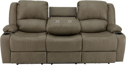 RecPro Charles 80" RV Wall Hugger Reclining Sofa | Putty