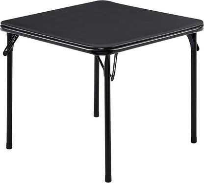 VECELO 24'' Kids Folding Card Table, Portable, with Padded Tabletop, 1 Piece, Black