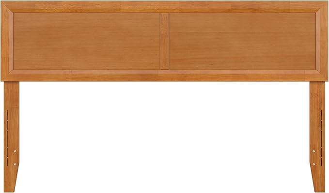 AFI, Sophia Adjustable Modern Queen Wood Headboard, Light Toffee