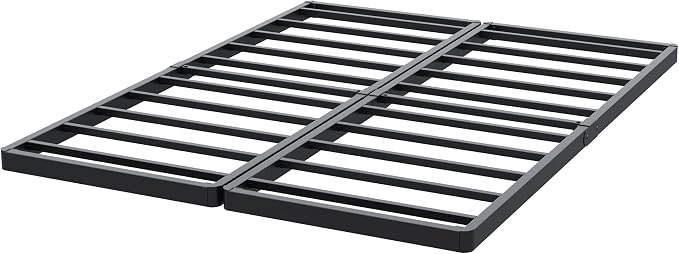 Lutown-Teen 2 Inch Split Cal King Box Spring Low Profile, Heavy Duty Metal Bunkie Board California King, Easy Assembly, Noise Free