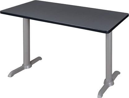 Romig Pillar 48" x 24" Training Table- Grey/Grey Base