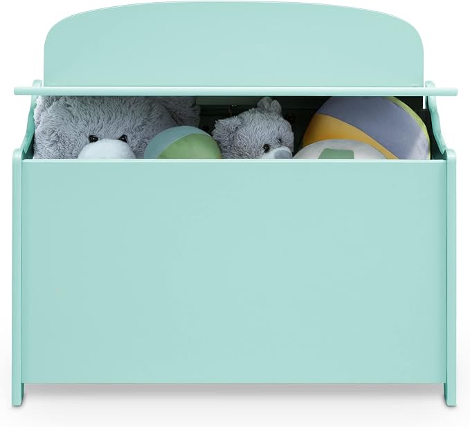 Delta Children MySize Deluxe Toy Box, Mint