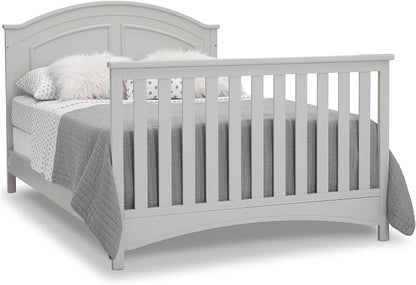 Delta Children Perry 6-in-1 Convertible Crib - Greenguard Gold Certified, Moonstruck Grey