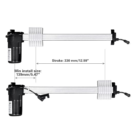 Linear Actuator Kaidi Model KDPT005-28 Power Recliner Lift Chairs Motor Replacement