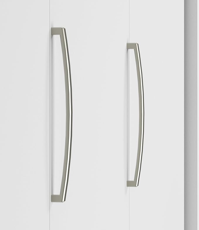 Bestar Claremont 65W Queen Murphy Bed in White, Sleeping Arrangement for Multipurpose Area, Bedroom, Guest Room, or Living Room