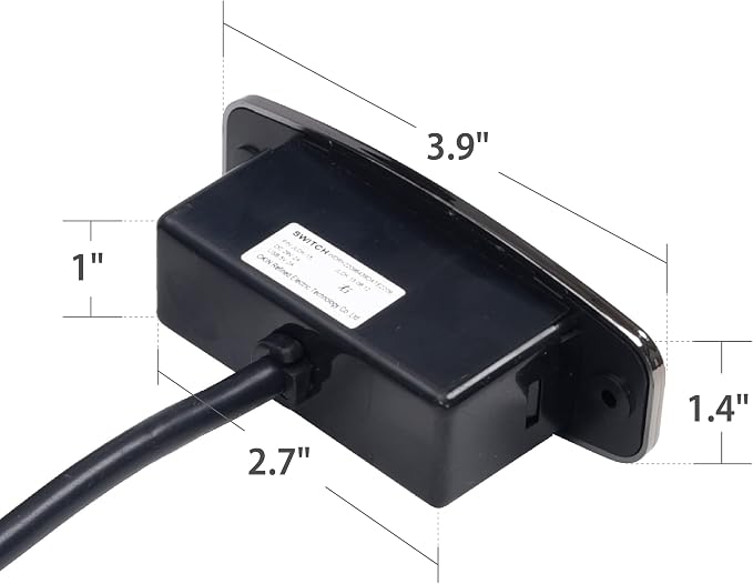 Okin 5 Button Recliner Replacement Parts, Hand Control Handset 5 Pin Plug with USB, Lift Chair Control Replacement for Power Recliner Chair, Electric Recliner, Sofa Reclinable, Right Side