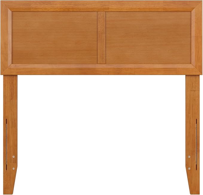 AFI, Sophia Adjustable Modern Twin Wood Headboard, Light Toffee