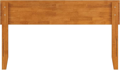 AFI, Orlando Full Adjustable Modern Solid Wood Panel Headboard, Light Toffee