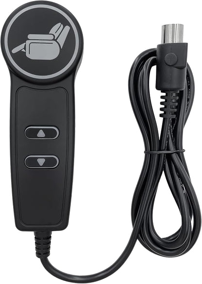 2 Button 5 Pin Remote Hand Control Controller with USB A C Ports and Backlight for Lift Chair Power Recliner Parts Replacement