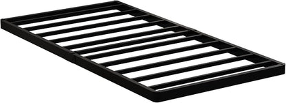 Maenizi Twin Box Spring 2 Inch Low Profile, Heavy Duty Metal Box Spring Bed Base Bunkie Board, Mattress Foundation, Easy Assembly, Noise Free, Black