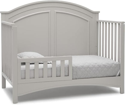 Delta Children Perry 6-in-1 Convertible Crib - Greenguard Gold Certified, Moonstruck Grey