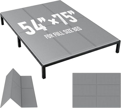 Bunkie Board Full Size (54x75''), 10mm Bed Boards for Under Mattress, Breathable, Noise Minimizing, Moisture Resistant Bunkieboards, Heavy Duty Bed Support Board for Platform & Slatted Frames