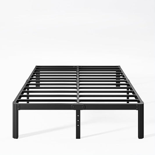 12 Inch High Heavy Duty Full Size Bed Frame Metal, Platform Bed Frame Full Size No Box Spring Needed, Noise Free, Easy Assembly, Black