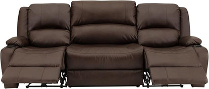 RecPro Charles 94" RV Wall Hugger Reclining Sofa | Chestnut