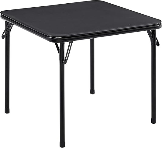 VECELO 24'' Kids Folding Card Table, Portable, with Ultra Soft Padded Cushion, 1 Piece, Black