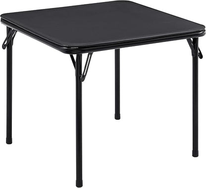 VECELO 24'' Kids Folding Card Table, Portable, with Padded Tabletop, 1 Piece, Black