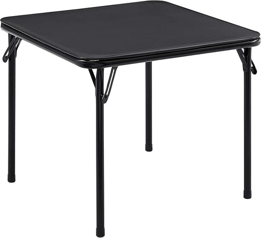 VECELO 24'' Kids Folding Card Table, Portable, with Padded Tabletop, 1 Piece, Black