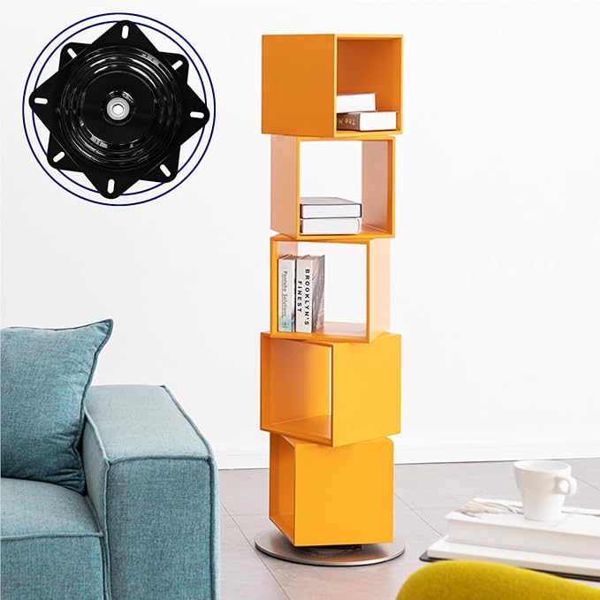 12Inch Bar Stool Swivel Plate Heavy Duty, Chair Swivel Base with Solid Ring of Ball Bearings, 1000lbs Capacity Replacement Swivel Seat Parts Lazy Susan Hardware for Barstools Recliner Chair Boat