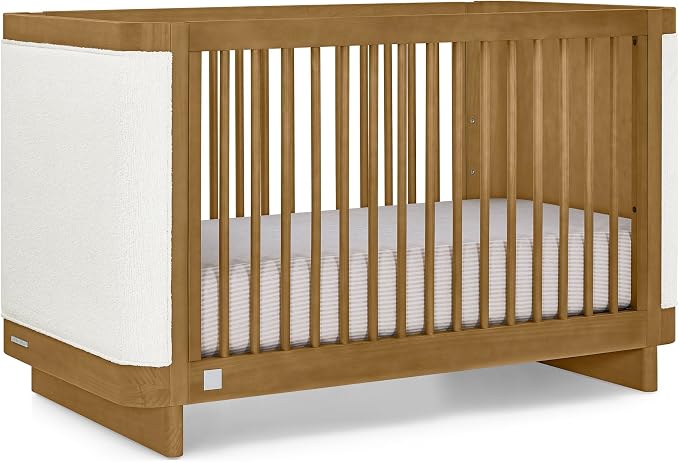 Delta Children babyGap Callie 4-in-1 Upholstered Crib (Acorn/White Boucle)