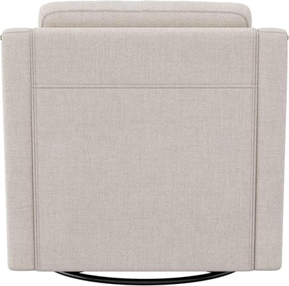 Swivel Accent Chair Set of 2，Armchair，Bronze Nail Decoration Comfy Living Room Chair,Single Sofa Chair，Reading Chairs,for Living Room Bedroom Reading Apartment (Cream, 2 Cream)