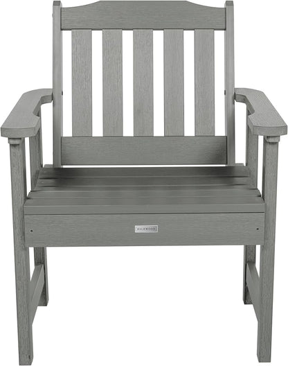 Highwood AD-KITCHGL2-CGE 2 Lehigh Garden Chairs with 1 Square Side Table 3-Piece Set, Coastal Teak