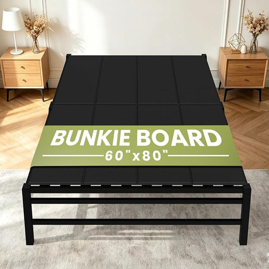 Heavy Duty Bunkie Board Queen Size 60"x80",10MM Bed Support Board, Anti-Sag Mattress Support for Slatted Bed Frame, Bunk Bed & Platform Bed