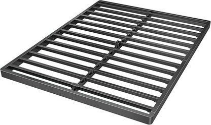 Superay 2 Inch Queen Box Spring Low Profile, Heavy Duty Metal Box Spring Bed Base, Bunkie Board Bed Slat Replacement, Mattress Foundation, Easy Assembly, Noise Free