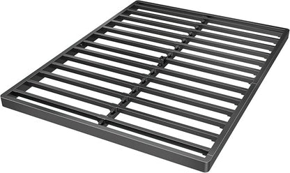 Superay 2 Inch King Box Spring Low Profile, Heavy Duty Metal Box Spring Bed Base, Bunkie Board Bed Slat Replacement, Mattress Foundation, Easy Assembly, Noise Free