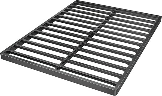Superay 2 Inch King Box Spring Low Profile, Heavy Duty Metal Box Spring Bed Base, Bunkie Board Bed Slat Replacement, Mattress Foundation, Easy Assembly, Noise Free