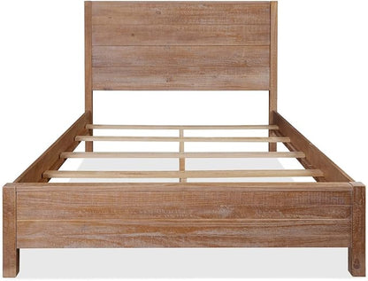 Grain Wood Furniture Montauk Solid Wood Bed, Queen Size, Driftwood