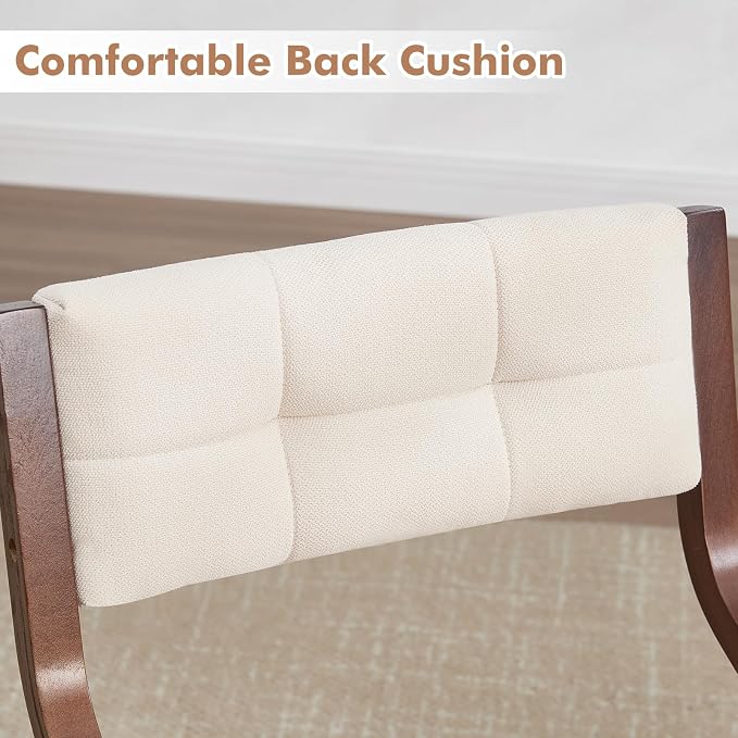 6-Pack Folding Dining Chairs with Cushion,Padded Foldable Dining Chairs,Portable Wooden Folding Chairs for Dining Rooms Kitchen Wedding and Party Indoor Walnut Beige