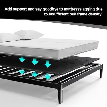 Imperius Breathable, Noise Minimizing, Moisture Resistant Bunkieboards,Low Profile Bed Support,Large Double Bed 10mm Bunkie Board, Folding Spring Box, Light and Thin,Queen Size 60x80''
