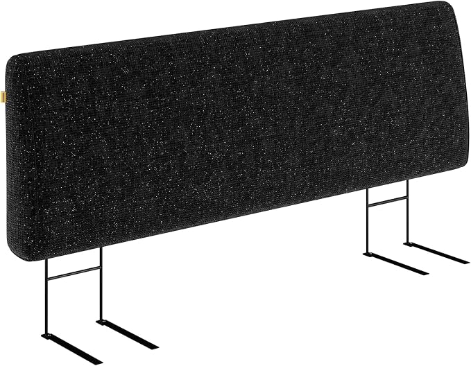 4.7" Upholstered Headboard for Queen Size Bed, Height Adjustable and Ergonomic Headboard, Easy Assemble, Sturdy and Durable, Starry Night Black