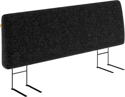 4.7" Upholstered Headboard for Queen Size Bed, Height Adjustable and Ergonomic Headboard, Easy Assemble, Sturdy and Durable, Starry Night Black